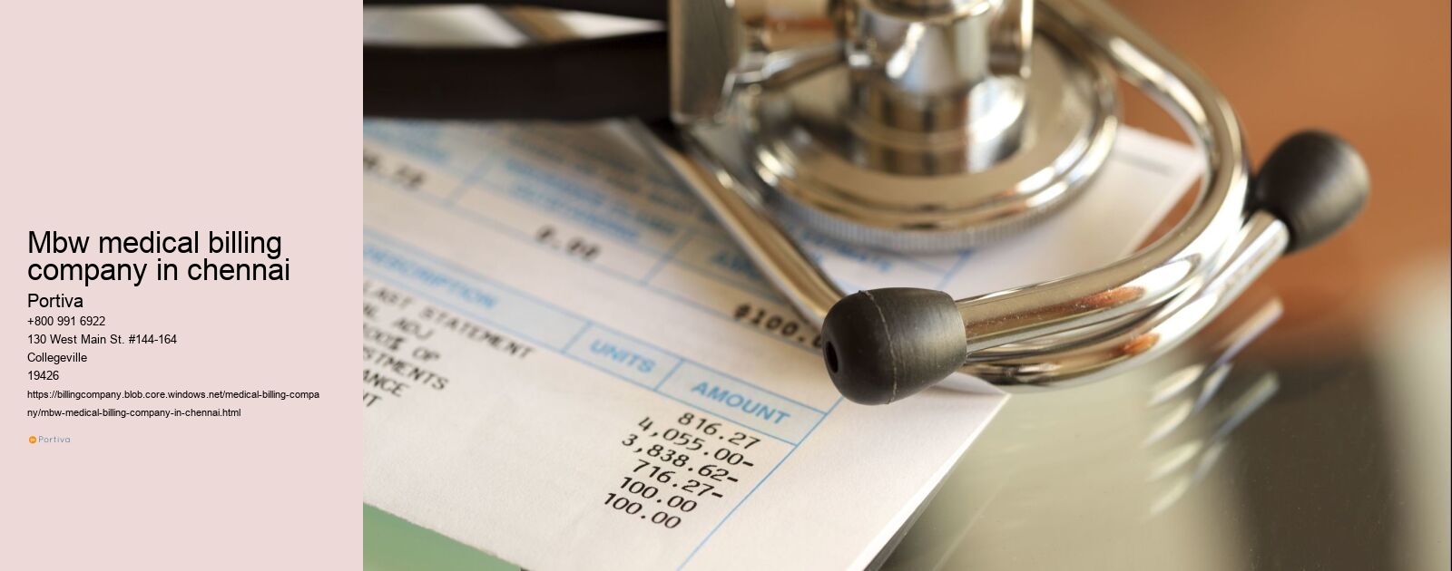 mbw medical billing company in chennai